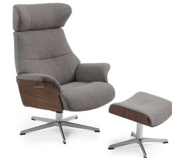 FÅTÖLJ AIR + PALL - TYG