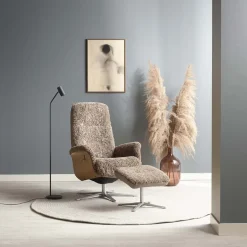 FÅTÖLJ LYKKE + FOTPALL