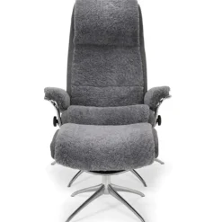 FÅTÖLJ STRESSLESS PARIS STAR - HÖG RYGG + PALL