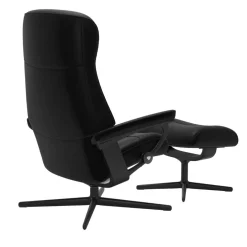 FÅTÖLJ STRESSLESS PHILIP CROSS + PALL - LÄDER