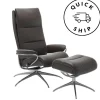 FÅTÖLJ STRESSLESS TOKYO STAR + PALL - QUICKSHIP