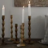 LJUSSTAKE ERNST TRÄ - NATUR