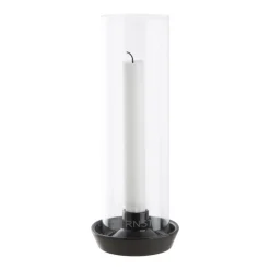 LJUSSTAKE STENGODS MED GLAS