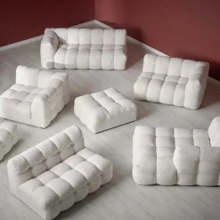 MODULSOFFA CREAM - 2-SITS ARMSTÖD VÄNSTER