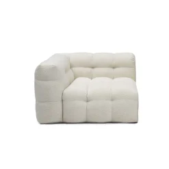 MODULSOFFA CREAM - 1-SITS MED ARMSTÖD VÄNSTER