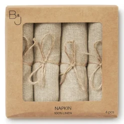SERVETT MANDELA BEIGE - 4-PACK