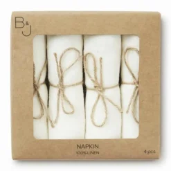 SERVETT MANDELA OFFWHITE - 4-PACK