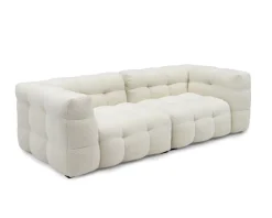 SOFFA CREAM - 3-SITS - 2-DELAD