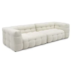 SOFFA CREAM - 4-SITS - 2-DELAD