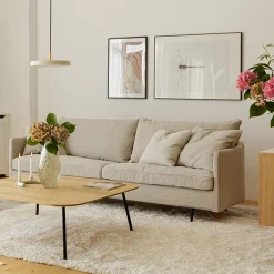 SOFFA JULIA LUX - RAK - 3-SITS