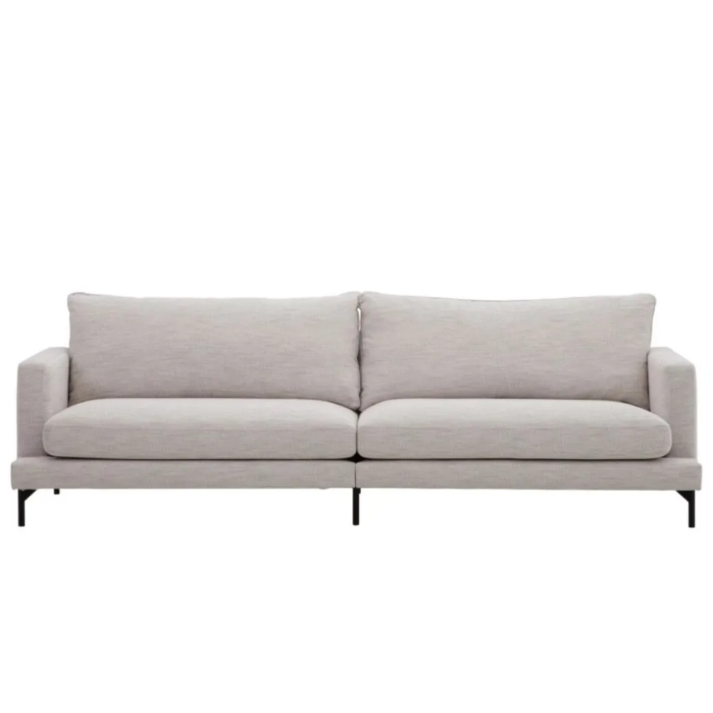 SOFFA VILMA - 3,5-SITS, 2-DELAD - METALLBEN