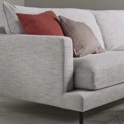 SOFFA VILMA - 3,5-SITS, 2-DELAD - METALLBEN