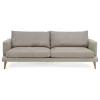 SOFFA VILMA - 3,5-SITS, 2-DELAD - TRÄBEN