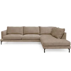 SOFFA VILMA 3-SITS - MED ÖPPET AVSLUT - METALLBEN