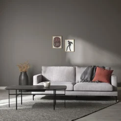 SOFFA VILMA - 3-SITS - METALLBEN