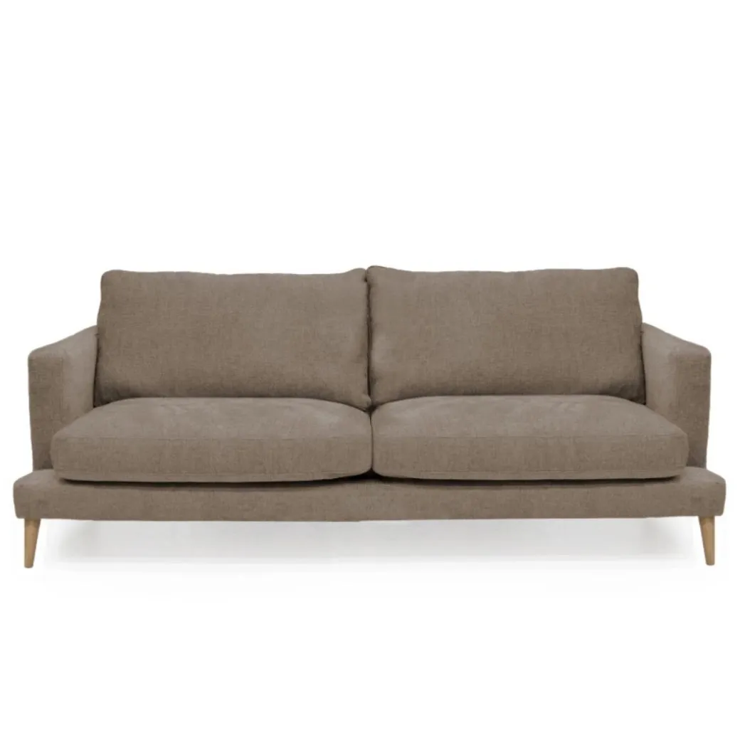 SOFFA VILMA - 3-SITS XL - TRÄBEN