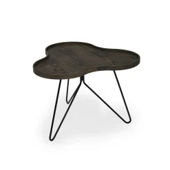 SOFFBORD FLOWER MONO - RÖKOLJAD EK, 66 CM
